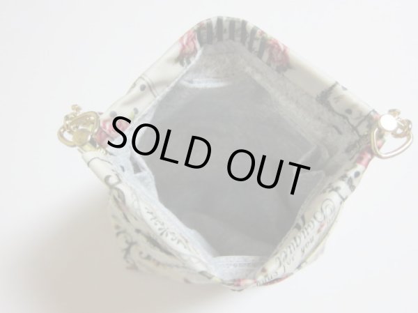 画像2: 消臭マナーポーチ《大》（Old Fantasy-black）防水加工 (2)