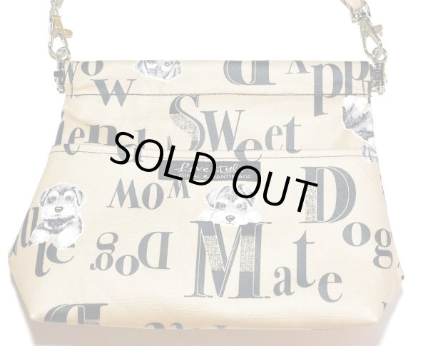 画像1: 消臭マナーポーチ《大》(シュナウザー柄)ocher防水加工 (1)