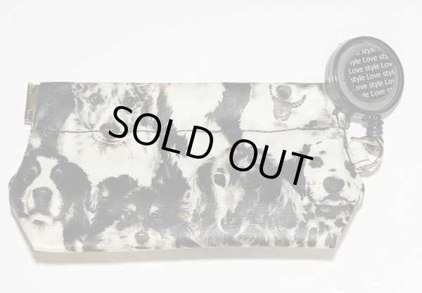 画像1: トリーツポーチ（cool dogs柄)防水加工 (1)