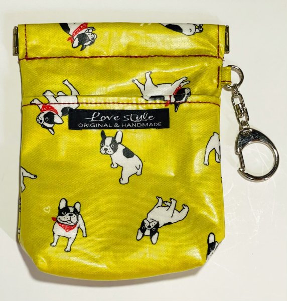 画像1: 消臭マナーポーチ(cool frebull)yellow防水加工 (1)