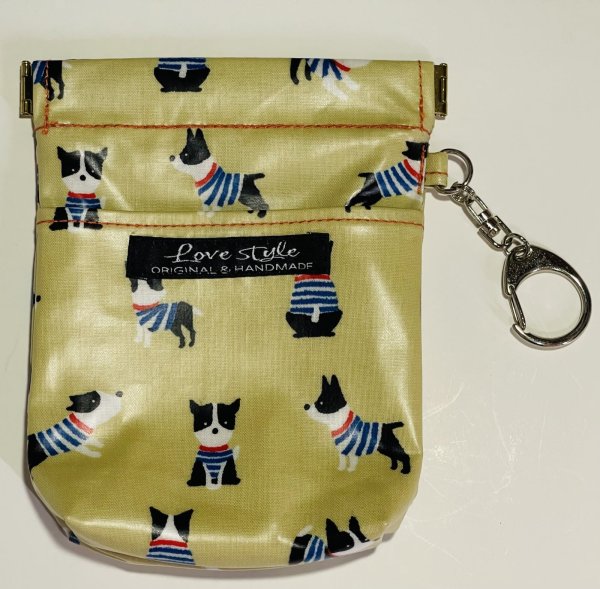 画像1: 消臭マナーポーチ(Baw dog)yanagicya防水加工 (1)
