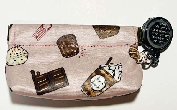 画像1: トリーツポーチ(chocolate)防水加工 (1)