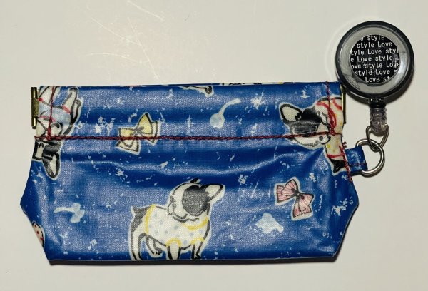 画像1: トリーツポーチ(frebull ribbon)防水加工 (1)