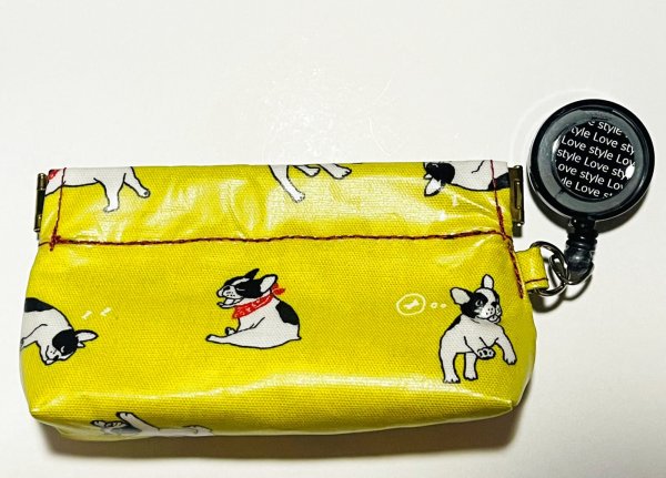 画像1: トリーツポーチ(cool frebull)防水加工 (1)